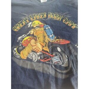 Great Lakes Burn Camp Niles Burn Run T Shirt Men's XXL 2012